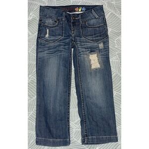 VINTAGE MUDD CAPRI JEANS SIZE 1 Y2K 90S